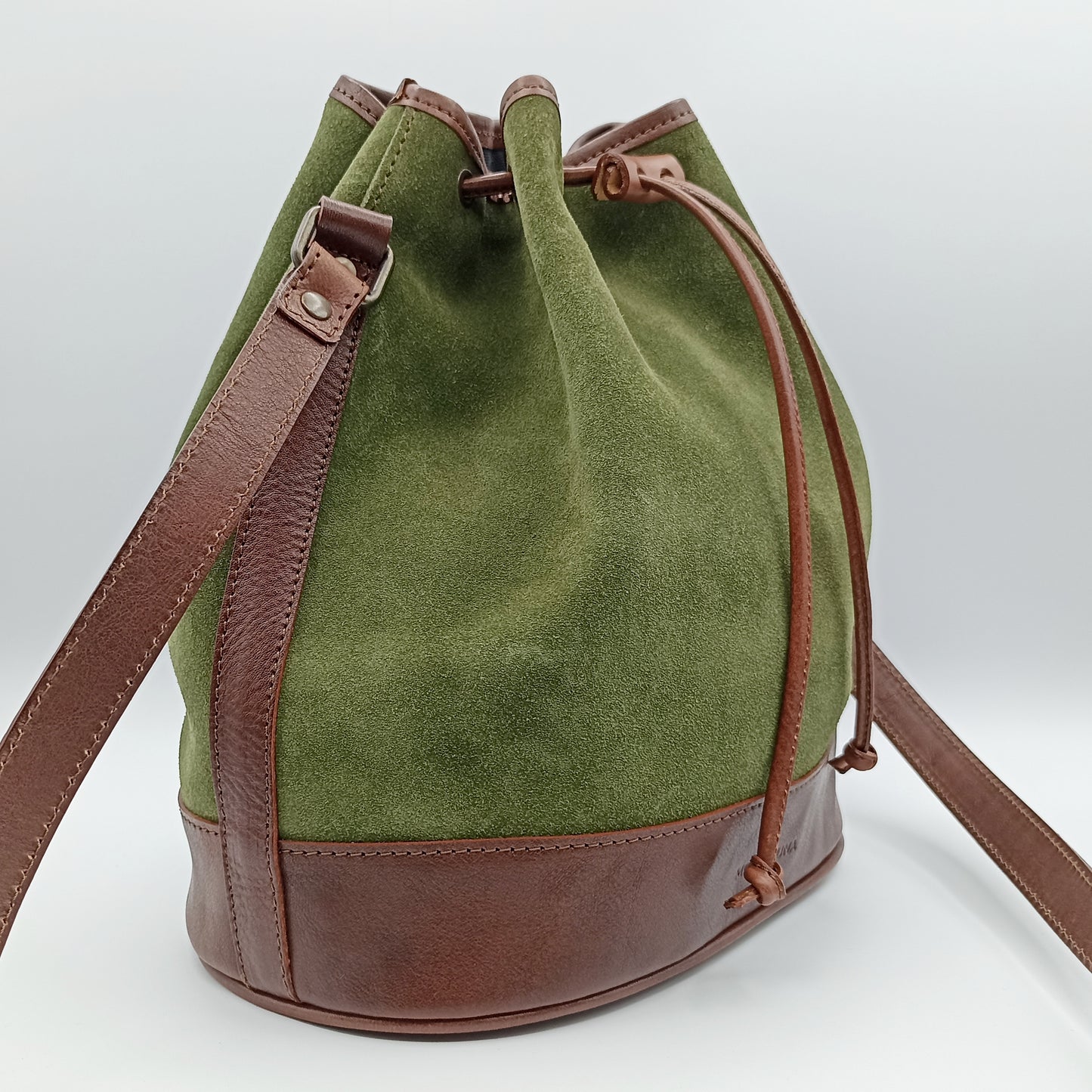 Borsa "Secchiello Classico" Verde Bosco